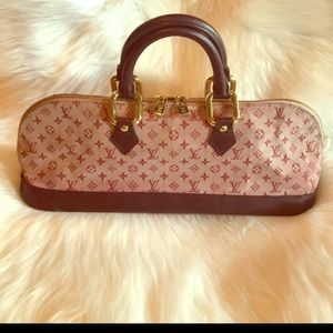 LOUIS VUITTON Mini Lin Horizontal Alma Bag